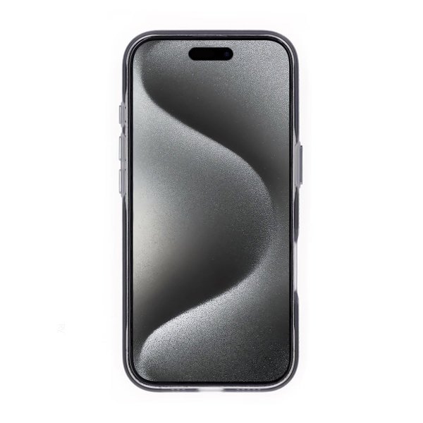 Rvelon iPhone 16 Pro -kuori, aaltoileva, MagSafe, harmaa