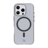 Rvelon iPhone 16 Pro -kuori, aaltoileva, MagSafe, harmaa