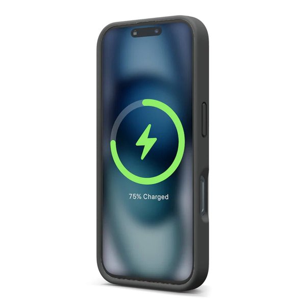 Rvelon iPhone 16 Pro Kuori Silikoni MagSafe Musta