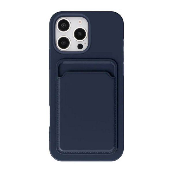 iPhone 16 Pro Kuoret Korttipidike Sininen