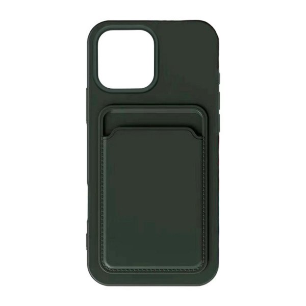 iPhone 16 Pro Kuori Korttipidike Vihreä