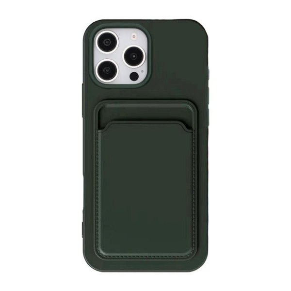 iPhone 16 Pro Kuori Korttipidike Vihreä