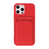 iPhone 16 Pro Kuori Korttipidike Punainen