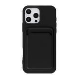 iPhone 16 Pro Kuori Korttipidike Musta