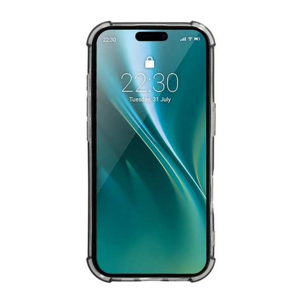 iPhone 16 Pro Kuori Korttipidike Iskunkestävä Musta