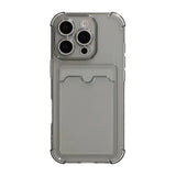 iPhone 16 Pro Kuori Korttipidike Iskunkestävä Musta