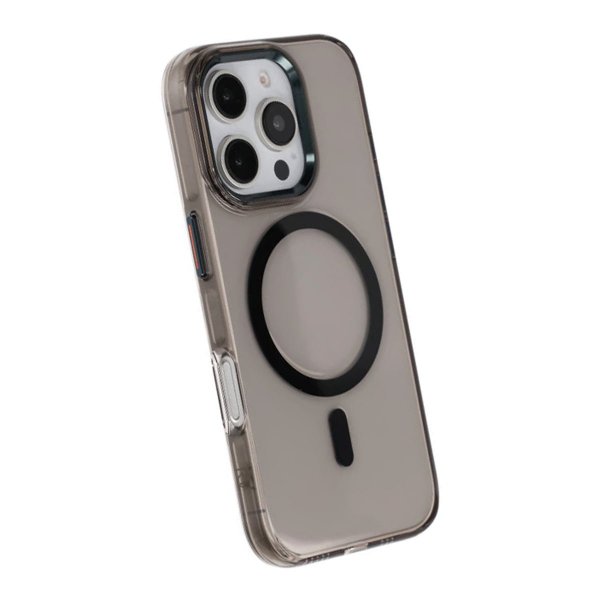 Rvelon iPhone 16 Pro Kuori TPU MagSafe Musta
