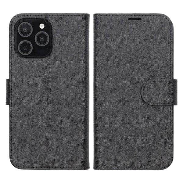 iPhone 16 Pro Kotelo Jalustalla Musta