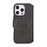 Rvelon iPhone 16 Pro Kotelo 4 Korttipaikkaa MagSafe Musta