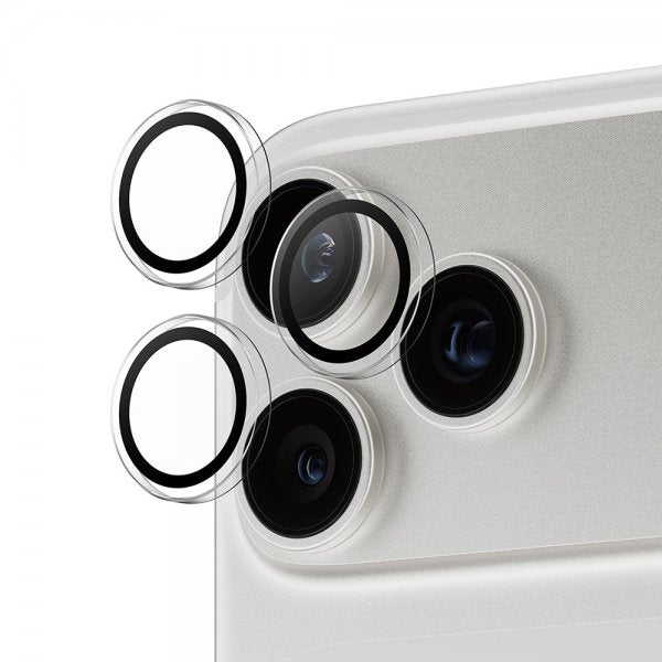 PanzerGlass iPhone 16 Pro/Pro Max/17 Pro/Pro Max kameran suoja Hoops läpinäkyvä