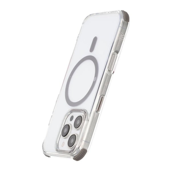 Rvelon iPhone 16 Pro Kuori Iskun- ja iskunkestävä MagSafe Harmaa