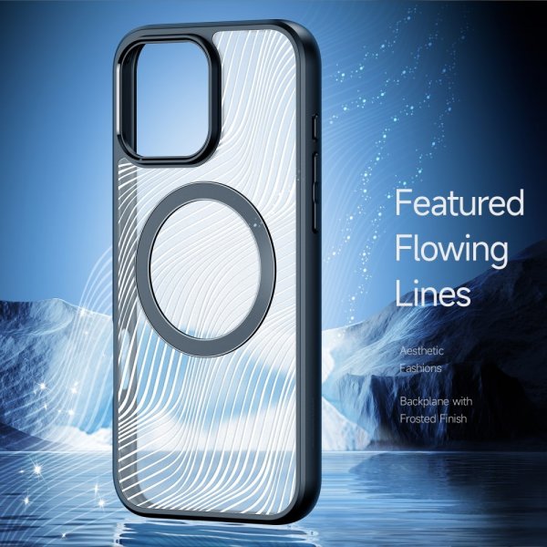 Dux Ducis iPhone 16 Pro Kuori Aimo Series MagSafe Musta