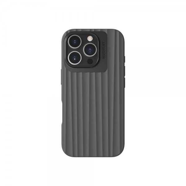 Nudient iPhone 16 Pro Kuori Bold MagSafe Storm Black