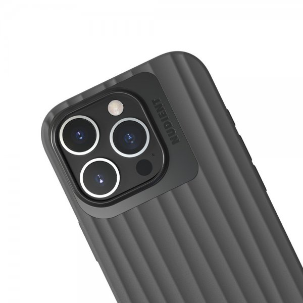Nudient iPhone 16 Pro Kuori Bold MagSafe Storm Black