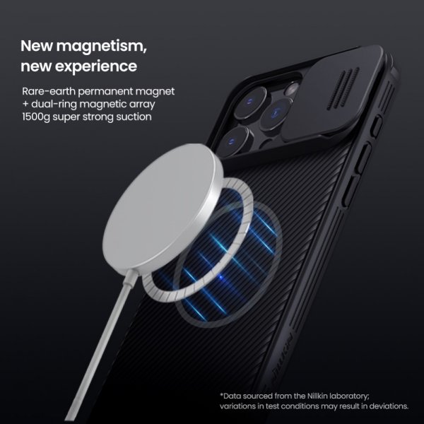 Nillkin iPhone 16 Pro Kuori CamShield Pro MagSafe Sininen