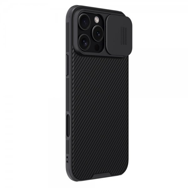 Nillkin iPhone 16 Pro -suojakuori CamShield Pro, musta