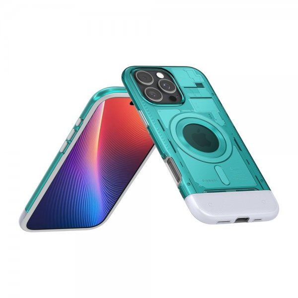 Spigen iPhone 16 Pro Kuori Classic C1 MagFit Bondi Blue