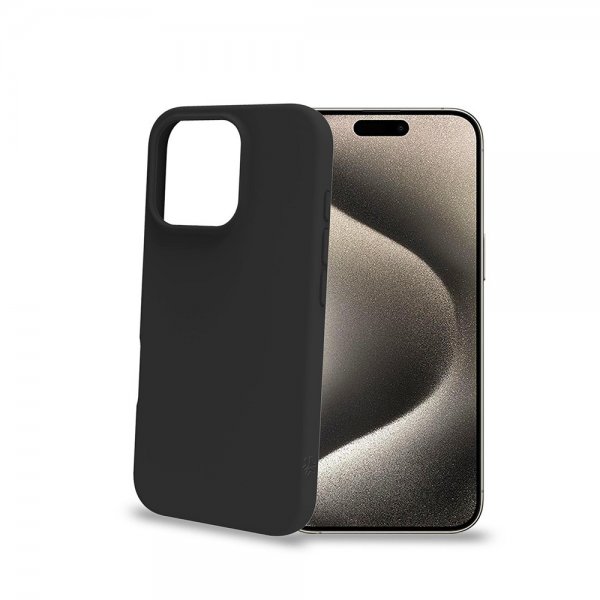 Celly iPhone 16 Pro -suojakuori CROMO, musta