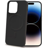 Celly iPhone 16 Pro -suojakuori CROMOMAG Musta