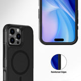 4smarts iPhone 16 Pro Kuori Defend Kotelo Ultimag Musta