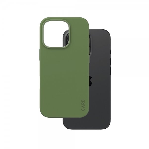 CARE by PanzerGlass iPhone 16 Pro Fashionable MagSafe -kuori, vihreä