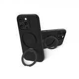 dbramante1928 iPhone 16 Pro -kuori Iceland Ultra D3O MagSafe Kickstand, musta