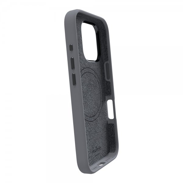 Puro iPhone 16 Pro -kuori ICON Mag Pro, harmaa
