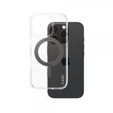 CARE by PanzerGlass iPhone 16 Pro -suojakuori jalustalla, MagSafe, musta