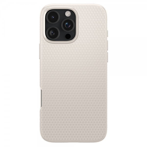 Spigen iPhone 16 Pro -kuori Liquid Air Natural Titanium
