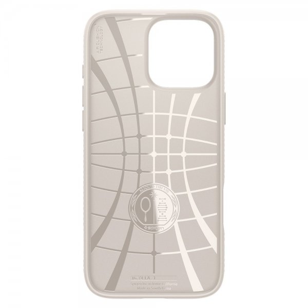 Spigen iPhone 16 Pro -kuori Liquid Air Natural Titanium