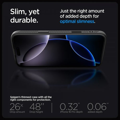Spigen iPhone 16 Pro Kuori Liquid Air T MagFit Matte Black