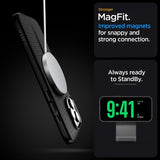 Spigen iPhone 16 Pro Kuori Liquid Air T MagFit Matte Black