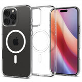 Spigen iPhone 16 Pro -kuori Liquid Crystal MagFit Crystal Clear