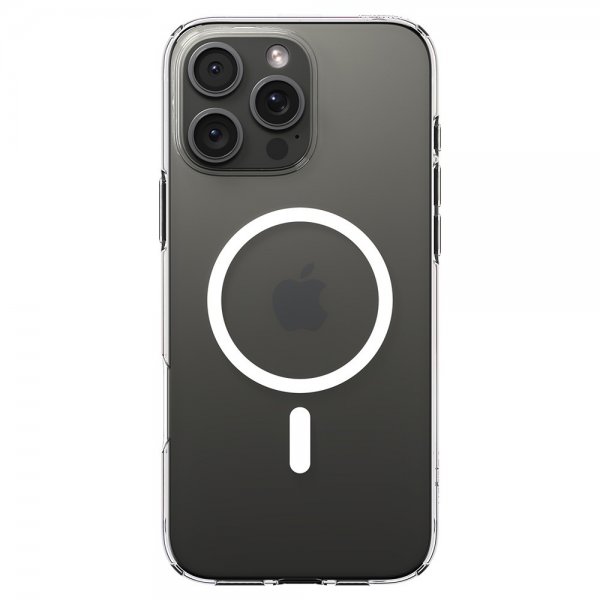 Spigen iPhone 16 Pro -kuori Liquid Crystal MagFit Crystal Clear