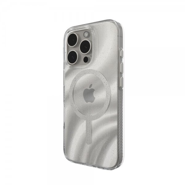 ZAGG iPhone 16 Pro -kuori Milan Snap Swirl Glitter