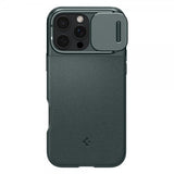 Spigen iPhone 16 Pro Kuori Optik Armor MagFit Abyss Green