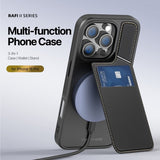 Dux Ducis iPhone 16 Pro Kuori Rafi II Series MagSafe Musta