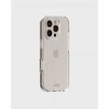 holdit iPhone 16 Pro -läpinäkyvä kuori, valkoinen