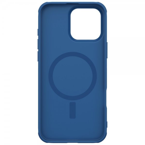 Nillkin iPhone 16 Pro -kuori Super Frosted Shield Pro MagSafe, sininen