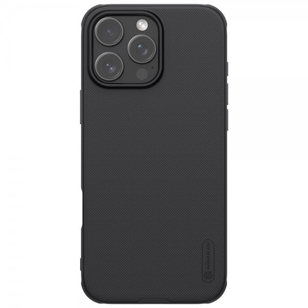 Nillkin iPhone 16 Pro Kuori Super Frosted Shield Pro MagSafe Musta