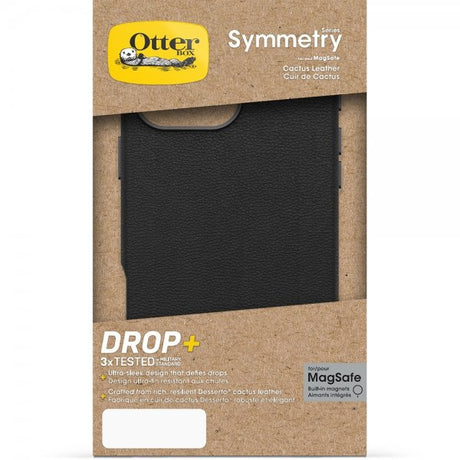 Otterbox iPhone 16 Pro Kuori Symmetry Cactus Leather MagSafe Noir Ash