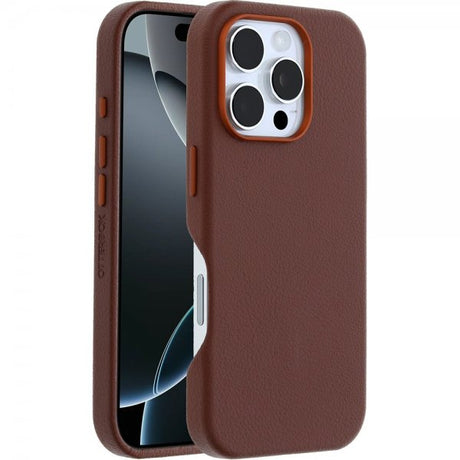 Otterbox iPhone 16 Pro Symmetry Cactus Leather MagSafe -suojakuori, Rich Adobe