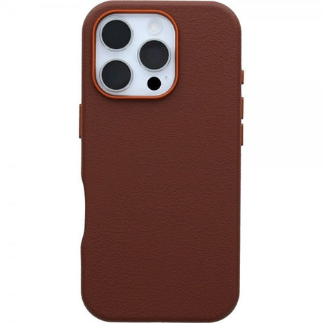 Otterbox iPhone 16 Pro Symmetry Cactus Leather MagSafe -suojakuori, Rich Adobe