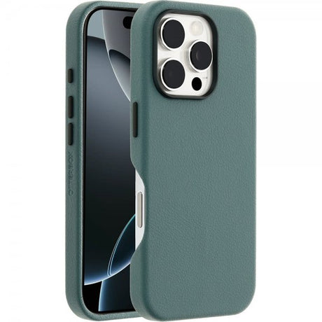 Otterbox iPhone 16 Pro -suojakuori Symmetry Cactus Leather MagSafe Sagebrush