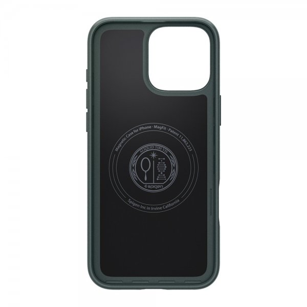 Spigen iPhone 16 Pro Kuori Thin Fit MagFit Abyss Green