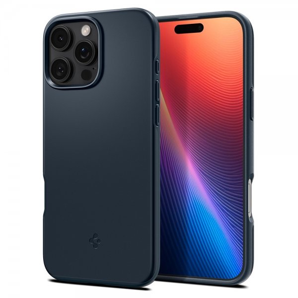 Spigen iPhone 16 Pro Kuori Thin Fit MagFit Metal Slate