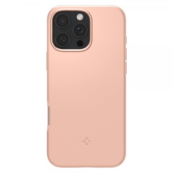 Spigen iPhone 16 Pro -kuori Thin Fit MagFit Rose Titanium