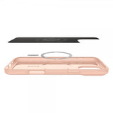 Spigen iPhone 16 Pro -kuori Thin Fit MagFit Rose Titanium