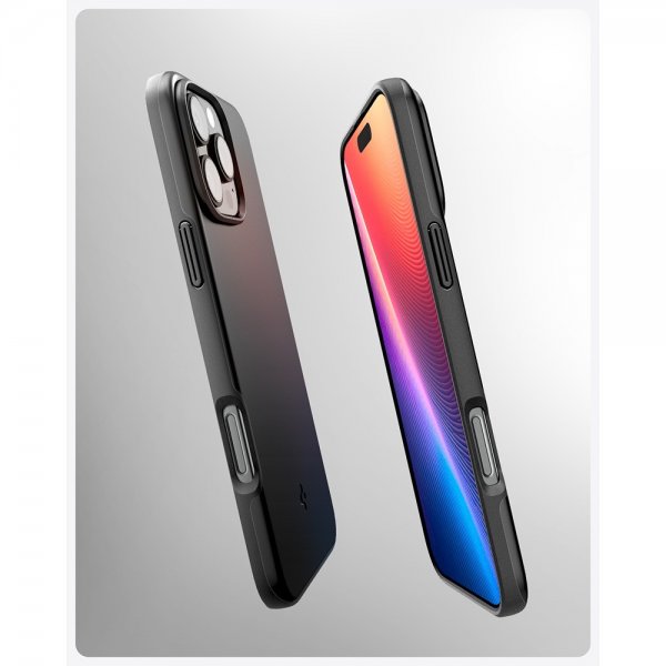 Spigen iPhone 16 Pro Kuori Thin Fit MagFit Musta