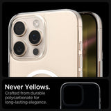 Spigen iPhone 16 Pro Kuori Thin Fit T MagFit Kirkas Valkoinen
